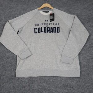 The Country Club of Colorado Under Armour Crewneck Sweatshirt Mens Large NWT